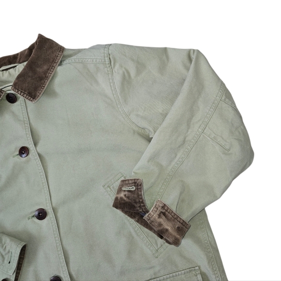 Vintage L.L.Bean Light Sage Barn/Hunting Jacket - Picture 4 of 16